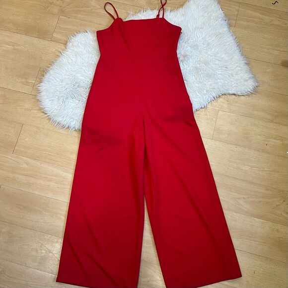 Urban Outfitters Pants - Urban Outfitters red jumpsuit L